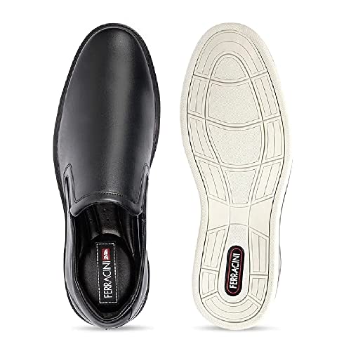 Sapato Slipper Ferracini Monterrey Masculino, Gold Plus Preto, 41