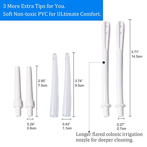 Enema Bag 2L Home Enema Kit With 6.5Ft Long Silicone Hose, Enema Tips, Controlable Water Flow Valve, 2 Quart Capacity Hot-Water Bottle For Colon Cleansing Enemas #TOP3