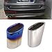 Spare Parts 1 Piece For BMW 318 X3 E83 F25 2005-2012 Stainless Steel Exhaust Pipe Muffler Tailpipe Muffler Tip Car Rear Tail Throat(Blue)