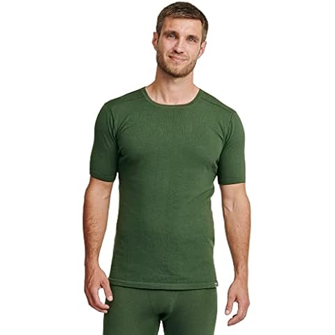 DANISH ENDURANCE Merino T-Shirt für Herren XXXL Grün Cover