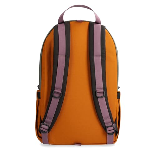 Image of Topo Designs Daypack Classic Backpack - Daily Carry Pack Designed in Denver, Functional Travel Bag, Recycled Nylon, 2 Padded Laptop Sleeves, 21L (Beetle /Spice)
