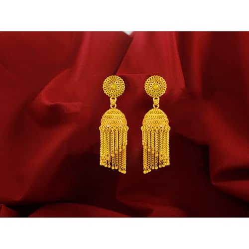 Image of JFL - Jewellery for Less Gold Plated Copper Earrings For Women