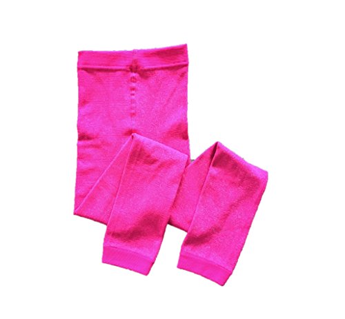 Sweetcakes Girl's Fleece-Lined Footless Tights, 1 Pair, L/XL (14-16), Pink Sparkle