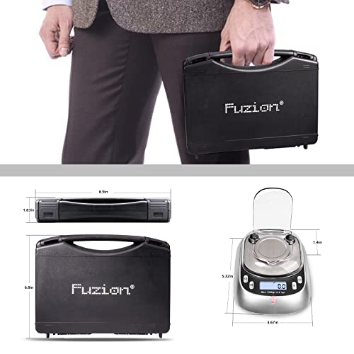 Fuzion Ufo-1500 Reloading Scale, 0.1 Gn Readability Powder Scale, Grain Scale, Precision Digital Reloading Kit With 7 Weighing Modes And Accessories #TOP4