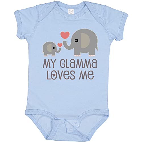 inktastic My Glamma Loves Me Grandchild Baby Bodysuit