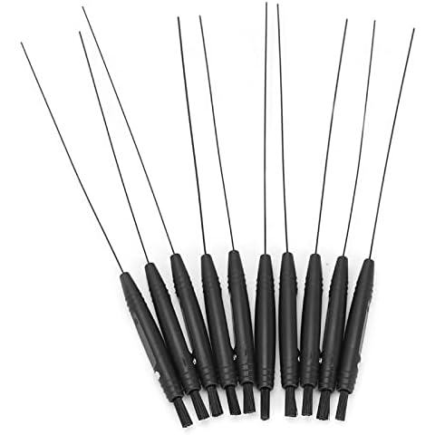 10Pcs Hearing Aid Cleaning Kits Design with Brush and Wire Cleaner for Sound Tubes, Hearing Amplifier Cleaning Tool Headphones Vent Cleaner - Universal Cover