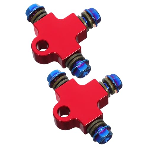 Manguera de freno con conector en T para extensión de línea delantera de moto