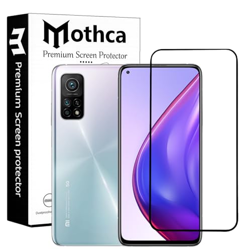 Image of Mothca Military-Grade Tempered Glass Screen Protector Compatible for Mi 10T 5G / Mi 10T Pro 5G with Edge to Edge Coverage - Case Friendly, Anti-Scratch & Bubble-Free Installation Kit