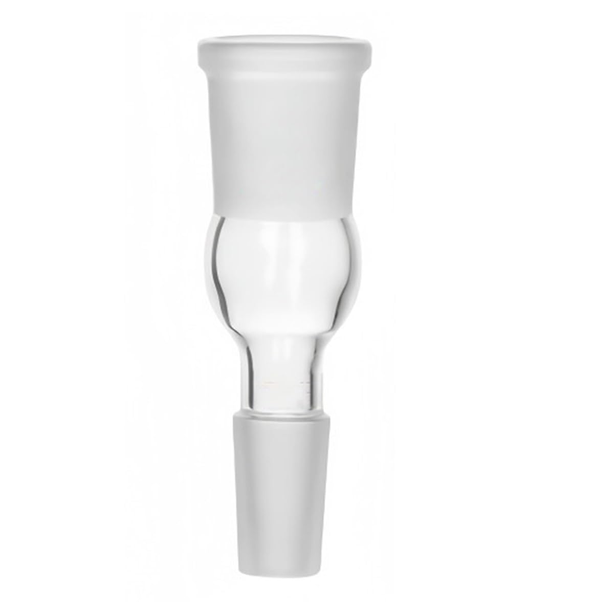 14/19/24/29/34 bis 19/24/29/34/40/45/50/60 Glasgelenkadapter Glaswaren Labor Großer Stecker for kleinen Mund(19-19)