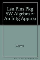 Lsn Plns Pkg, SW Algebra 2: An Intg Approa 0538665254 Book Cover