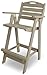 POLYWOOD NCB46SA Nautical Bar Chair, Sand
