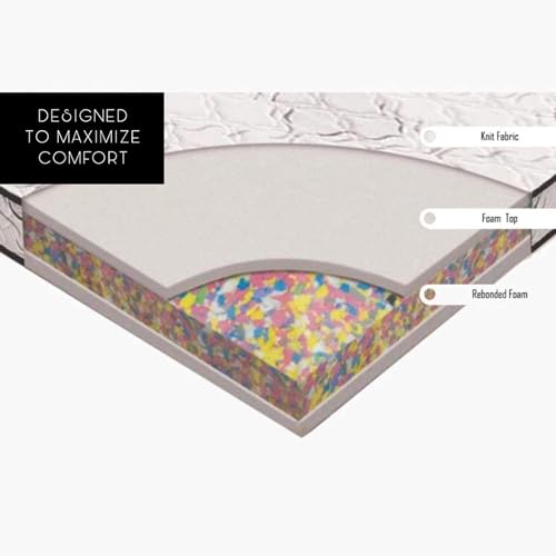 مرتبة جالاكسي ديزاين الطبية القوية، لون أبيض، مقاس مفرد (الطول 190 × العرض 90 × الارتفاع 10 سم)