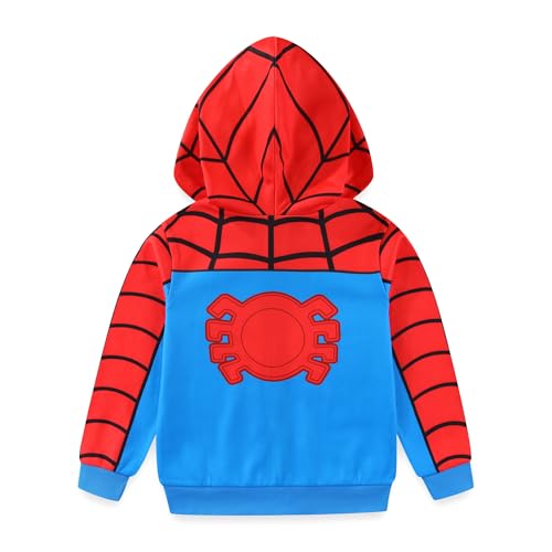 Marvel Spider-Man Boys Pullover Hoodie for Toddler and Big Kids3