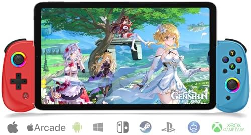 arVin Gamepad Controller for iPad/iPad Mini/iPad Air/Samsung Galaxy Tab/Huawei MatePad/Yoga Tab/iPhone 15/14/Android Phone/PC/Switch/PS4 -Play Xbox Cloud Gaming/PS Remote Play/Steam Link/Call of Duty