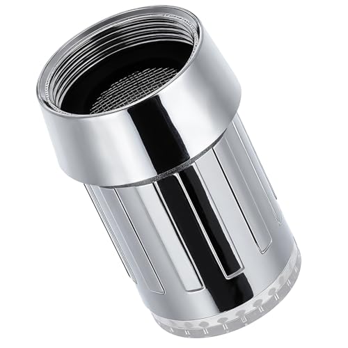 HEALEEP Robinet Lumineux à LED Embout en Abs Changement de Couleur Activé par Pression D'eau Adaptateur Fileté Interne Cuisine et Salle de Bain