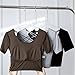 4 Pack Built in Bra Tops for Women Short Sleeve T Shirt, Cross Back Beauty T Shirt Built in Bra (4 pcs Color B,Medium)