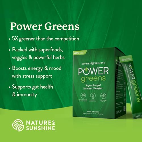 Image of Nature's Sunshine Power Greens - Wholefood Performance Greens (Power Pouch)