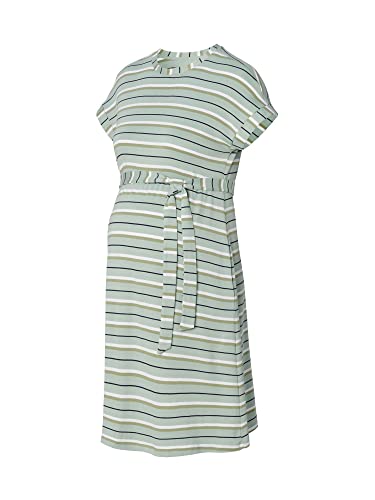 Robe de maternité Esprit à rayures et manches courtes pour femme enceinte