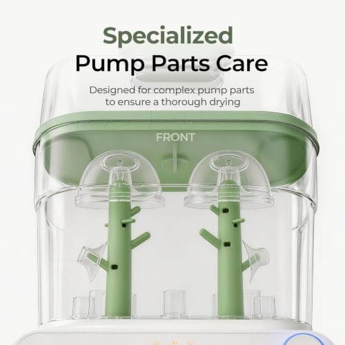 Momcozy 3 Layers Large Bottle Sterilizer and Dryer, Fast Sterilize and Dry, Universal Bottle Sterilizer for All Bottles & Breast Pump Accessories, Touch Screen & Auto-Off Bottle Sanitizer - Image 4