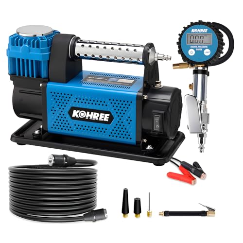 Kohree 12V Air Compressor 7.06 CFM 150 PSI Tire Inflator