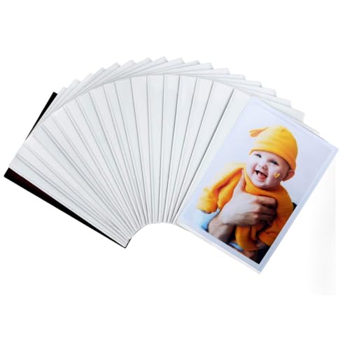 Photo Frame,10 Pack Magnetic Picture Frames for Refrigerator 4 x 6 inches Blank Acrylic Photo Frame for Refrigerator and Family Gifts White