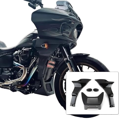 Panneau carénage latéral noir moto d'exception finition premium pour FXRST