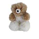 Peru Gift 100% Baby Alpaca Fur Teddy Bear • Hand Made • Hypoallergenic & Pillow Soft • (12...