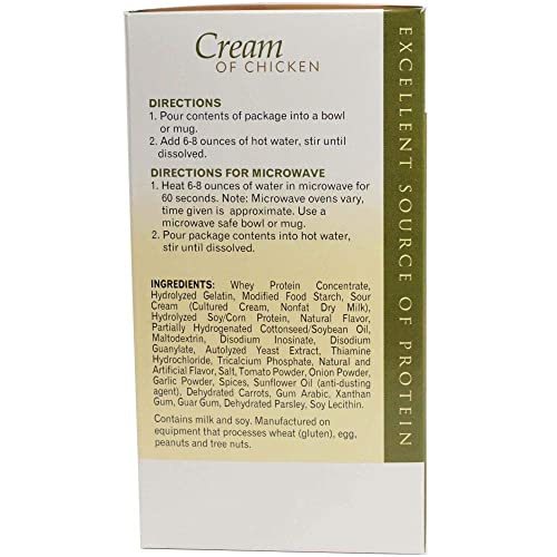 Nutriwise – High Protein 15G Soup | 7/Box | Weight Loss, Diet, Keto Friendly, Hunger Control, Meal Replacement | Gluten Free, Low Calorie, Low Carb, Low Sugar (Cream Of Chicken) #TOP2