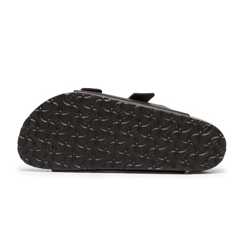 Image of Bruno Marc Men's Cork footbed Sandal Beach Slides with Adjustable Buckle Straps