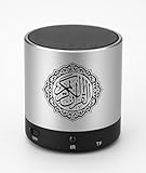 The Velocity House Of Deen Complete Quran Speaker With Multiple Translations and Reciters, Remote Control and Built in Bluetooth. (Silver)