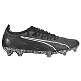 PUMA Mens Ultra Ultimate Soccer Cleats Cleated, Firm Ground, Turf - Black - Size 12 M