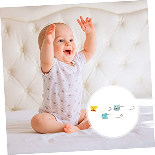 Toyvian 10stücke Cartoon-anstecknadeln Mit U-förmigem Verschluss Cartoon-schnallen Sicherheitsnadeln Material Für Stoffwindeln Bastelarbeiten Einladungen Zur Babyparty Und Spiele