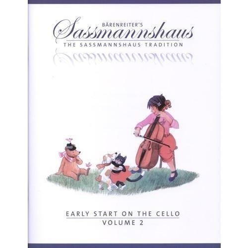 Sassmannshaus, Kurt - Early Start on the Cello Book 2 Published by Baerenreiter Verlag      Paperback