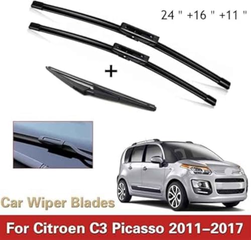 Escobillas Citroen C3 Picasso 2011-2017 para solucionar problemas de visibilidad 3