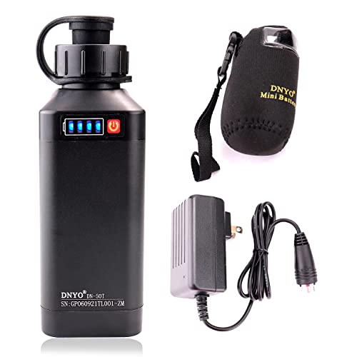 DNYO ダイワ シマノ 電動リール用 互換 スーパーリチウム バッテリー 電量残量機能付き LED SOSライト付き