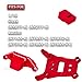 RCMYou RC Aluminum Chassis Brace Upgrades Part for 1/10 Slash 4x4 LCG,Slash 4x4 LCG VXL,Rustler 4x4,Rustler 4x4 VXL,Chassis Brace Heavy Duty Hops up,Red