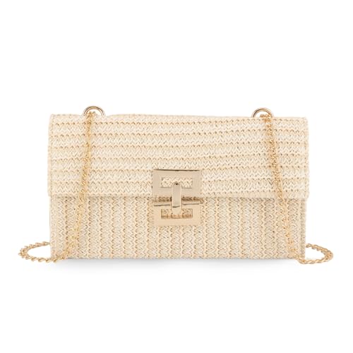 Ynport Crefreak Stroh Umhängetasche für Damen Sommer Stroh...