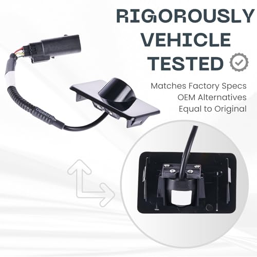 Image of Backup Camera Replaces for 2009 2010 2011 2012 2013 2014 Ford Expedition | OE Part # 9L1Z-19G490-B, 8L1Z-19G490-A, 9L1Z-19G490-A, 9L1T19G490AB