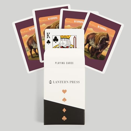 Naipes Póker Wyoming, Serie Fauna, 52 Cartas Adulto miniatura 6