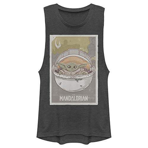 T-Shirt Star Wars Mandalorian Baby Femme coupe cintrée anti-déformation