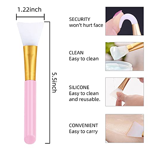 Silicone Stir Sticks Scraper Brushes, Non-Stick Wax Spatulas, Hair Removal Waxing Applicator, Easy To Clean Reusable Scraper Large Area Hard Wax Sticks For Home Salon Body Use And Diy Crafts Making #TOP2