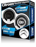 210 W max puissance Fli Audio Citroen C4 Picasso de Porte arrière Haut-parleurs de Voiture Kit d\'enceintes 210 W