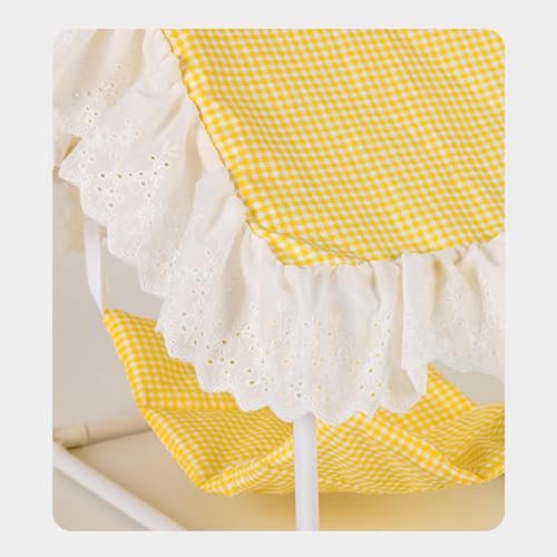 Lit pour hamster avec armature stable et hamac jaune suspendu - 8