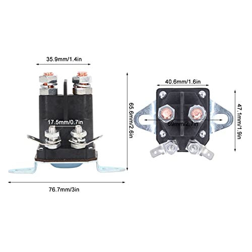 Solenóide de Partida Relé Solenóide de Partida 0 DC12V Cobre à Prova d'água 117 1197 Substituição p
