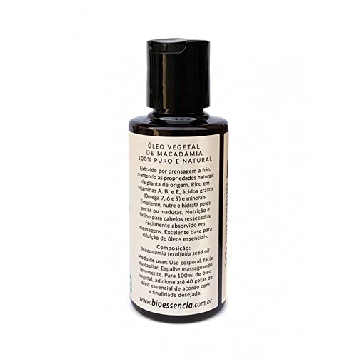 Bioessência Óleo Vegetal de Macadâmia 100ml