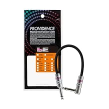 Providence LE501 Patch Cable 6" S/L Plug Straight/L Type, Black