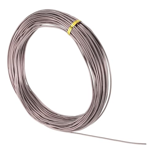 Alambre de armadura de metal flexible calibre 10 marrón de 100 pies para esculpir y alta joyería
