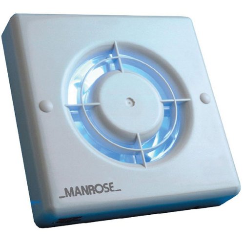 Manrose XF120P Wall/ Ceiling Fan with Pullcord Switch