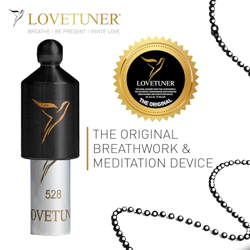 lovetuner 528 hz breathing necklace  stress relief whistle  promote calm relaxation amp focus with mindful sound healing