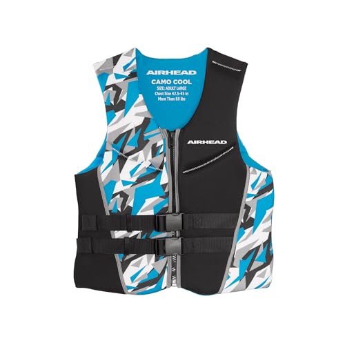 Airhead Mens CAMO COOL Kwik-Dry Neolite Flex Life Jacket